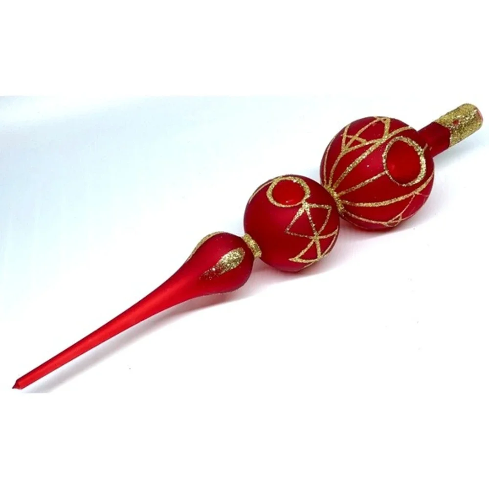 Glass Christmas Tree Topper 13